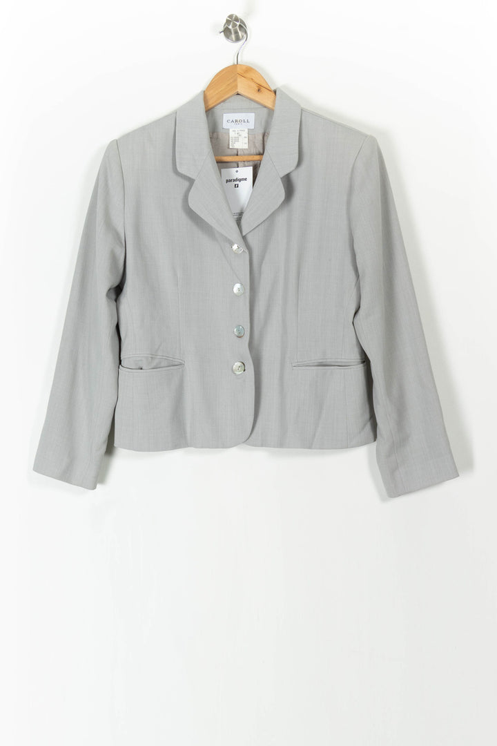 Veste bleue/grise - Taille L/40 de la marque Caroll | PARAD42409 - Vendu par Paradigme - Image 2