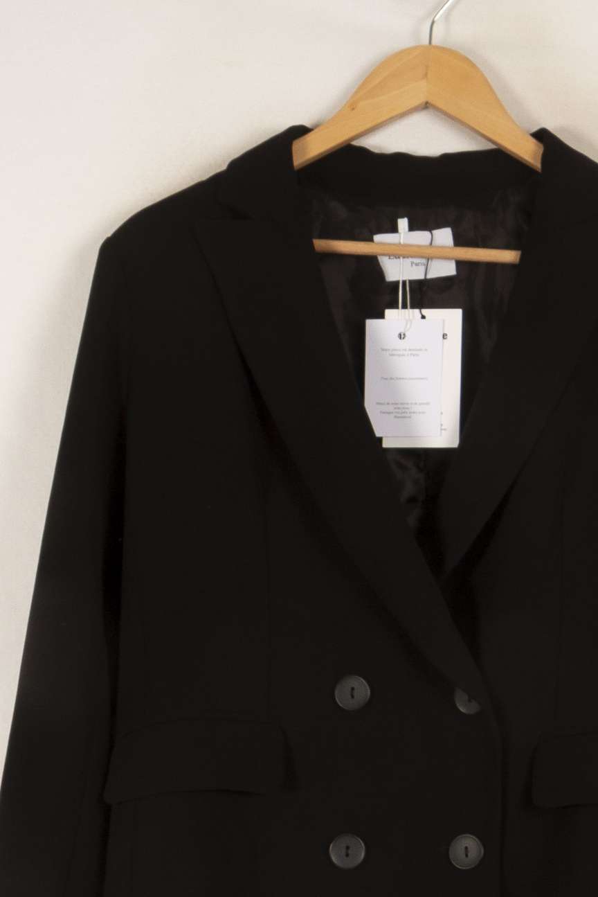 Veste noire - Taille S/36 de la marque Laura Laval | PARAD42415 - Vendu par Paradigme - Image 2