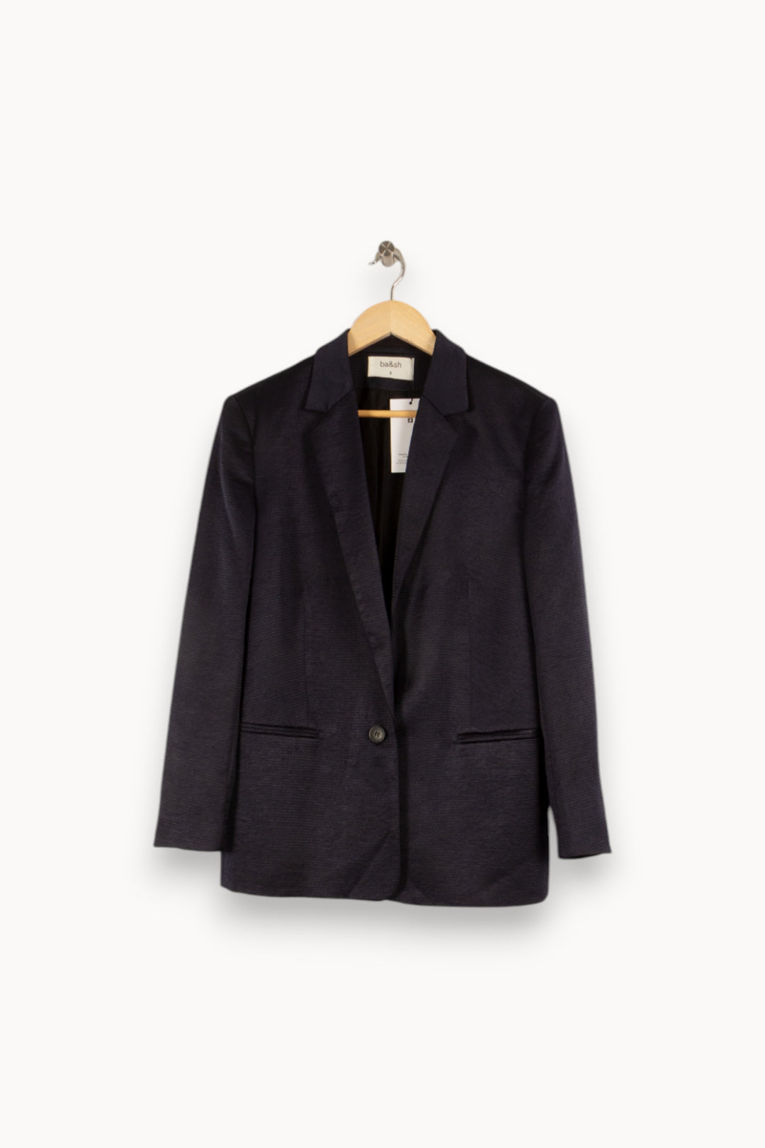 Veste bleue foncée - Taille M/38 de la marque ba&sh | PARAD42468 - Vendu par Paradigme - Image 1