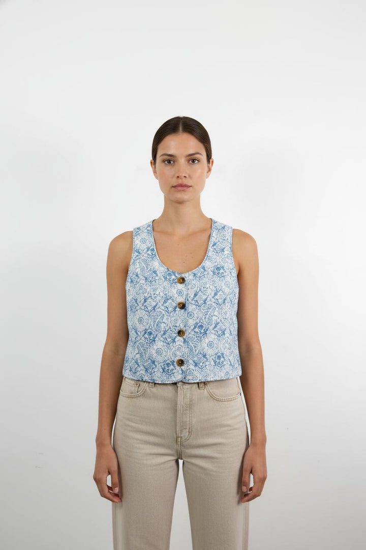 Veste bleue et jaune - Taille M/38