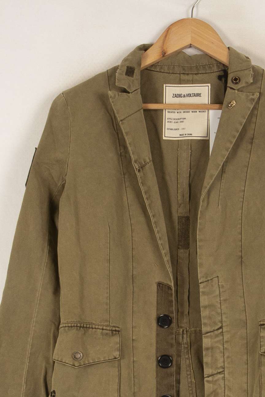 Veste verte - Taille XS/34 de la marque Zadig&Voltaire | PARAD42492 - Vendu par Paradigme - Image 2
