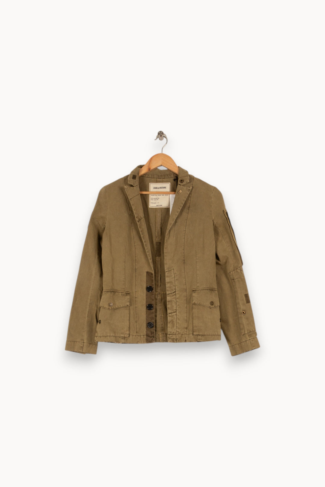 Veste verte - Taille XS/34 de la marque Zadig&Voltaire | PARAD42492 - Vendu par Paradigme - Image 1