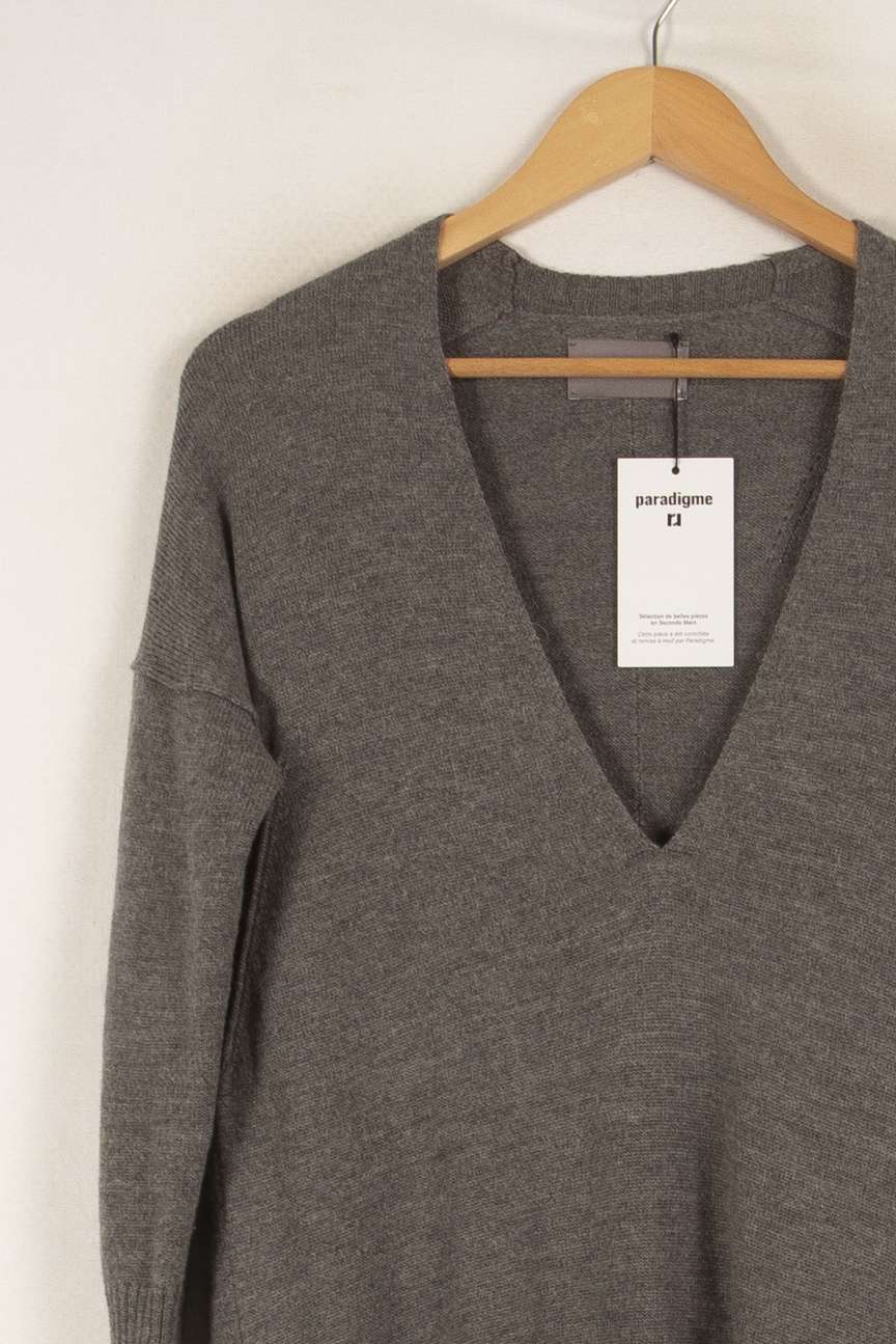 Robe pull grise - Taille S/36 de la marque Zadig&Voltaire | PARAD42496 - Vendu par Paradigme - Image 2