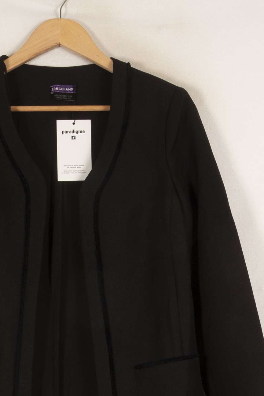 Veste noire - Taille S/36 de la marque Longchamp | PARAD42512 - Vendu par Paradigme - Image 2