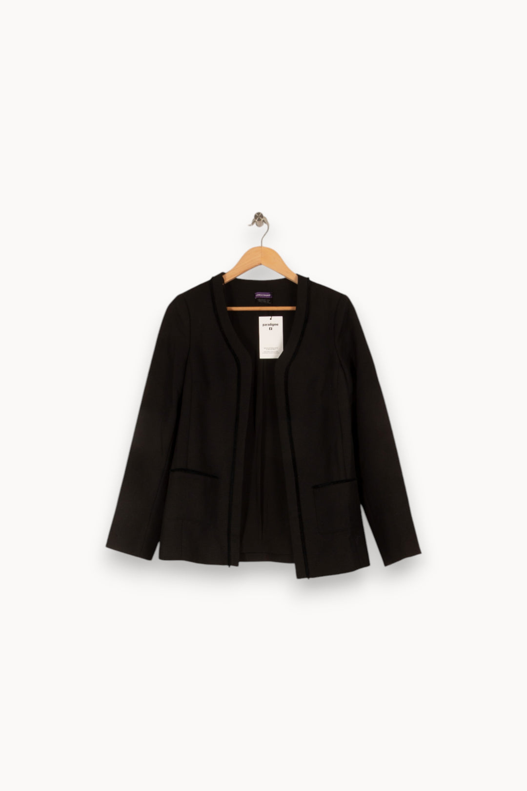 Veste noire - Taille S/36 de la marque Longchamp | PARAD42512 - Vendu par Paradigme - Image 1