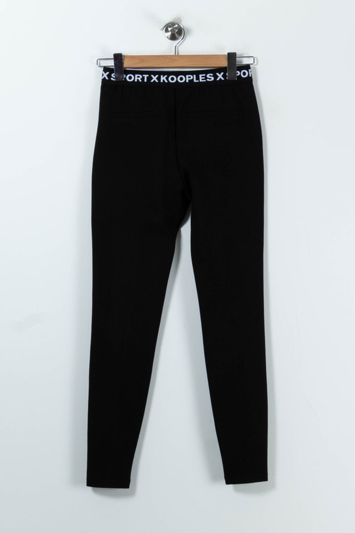 Legging noir - Taille M/38 de la marque The Kooples | PARAD42535 - Vendu par Paradigme - Image 4