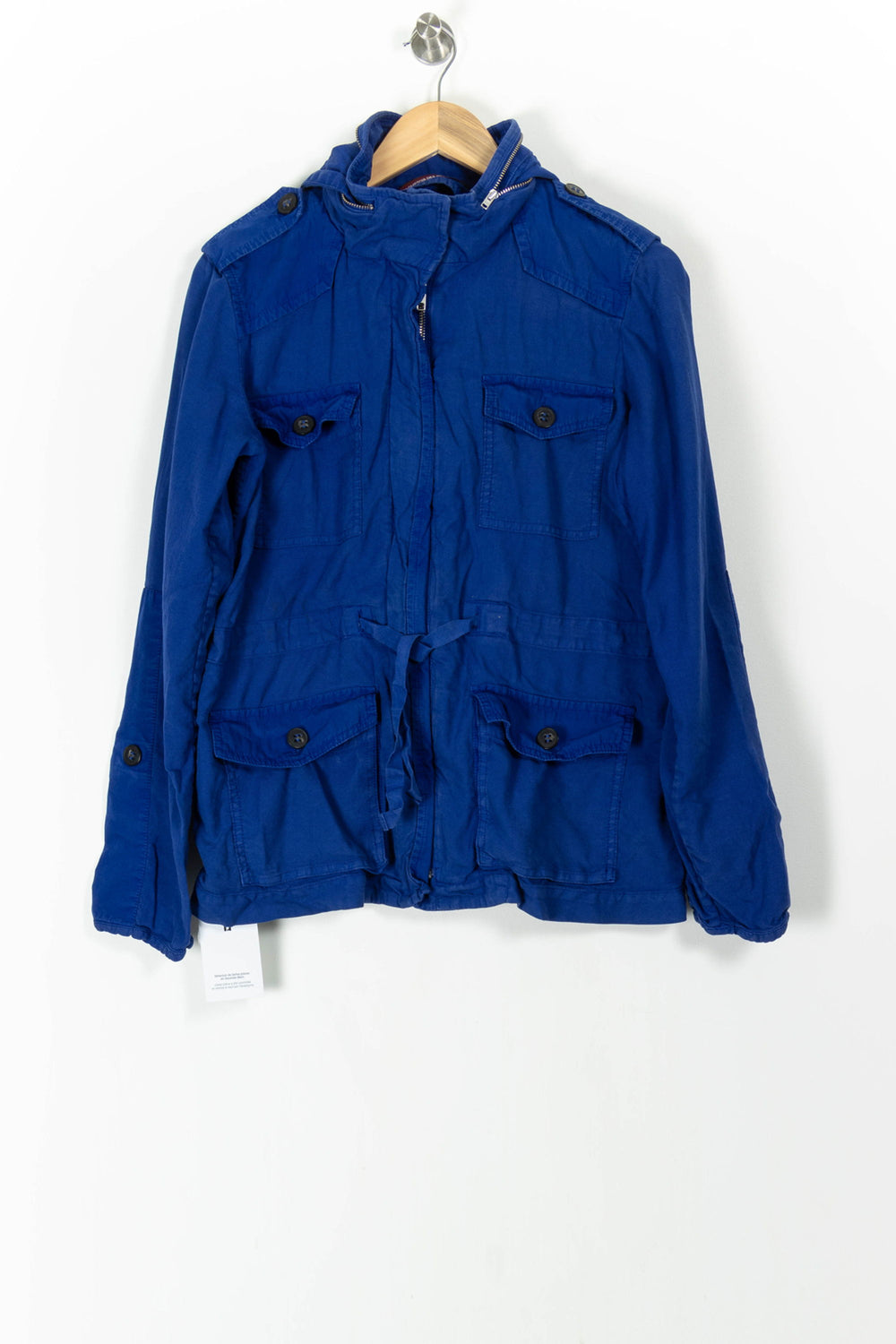 Veste à capuche bleue foncée - Taille S/36 de la marque Comptoir des Cotonniers | PARAD42548 - Vendu par Paradigme - Image 2