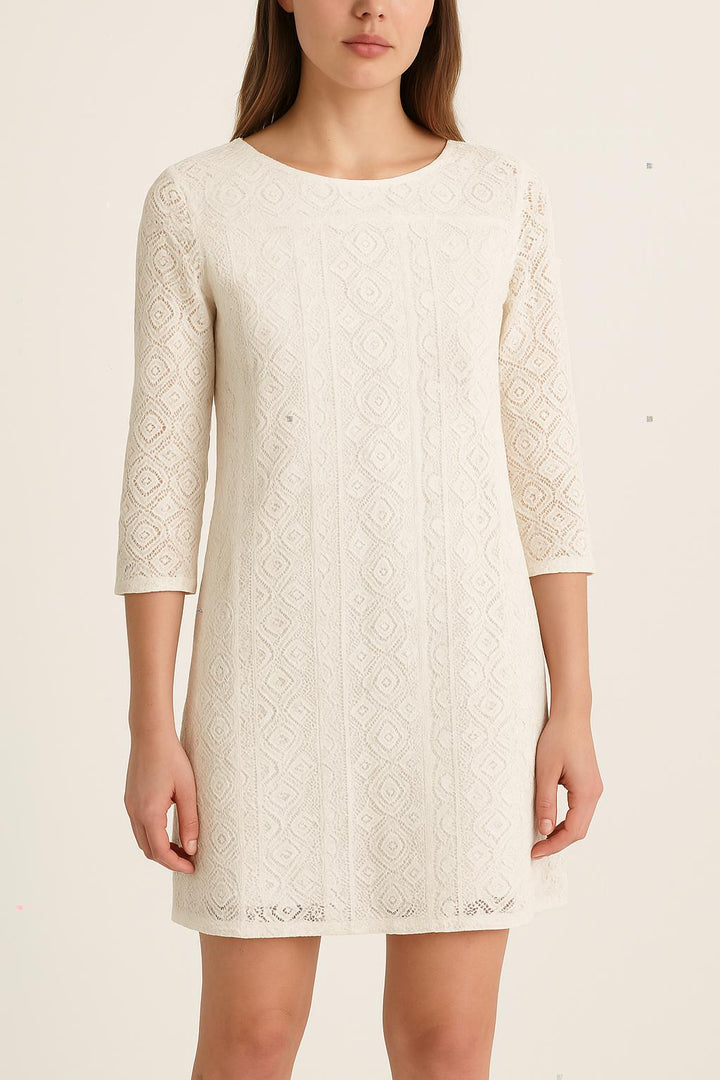 Robe blanche en dentelle - Taille S/36 de la marque Sézane | PARAD42549 - Vendu par Paradigme - Image 1