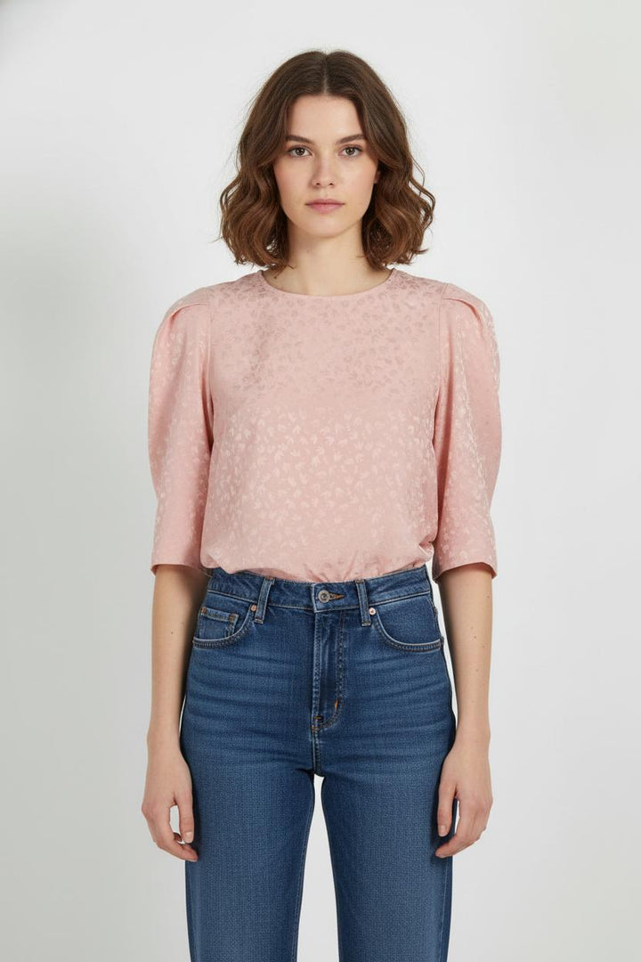 Blouse rose - Taille L/40 de la marque Claudie Pierlot | PARAD42552 - Vendu par Paradigme - Image 1