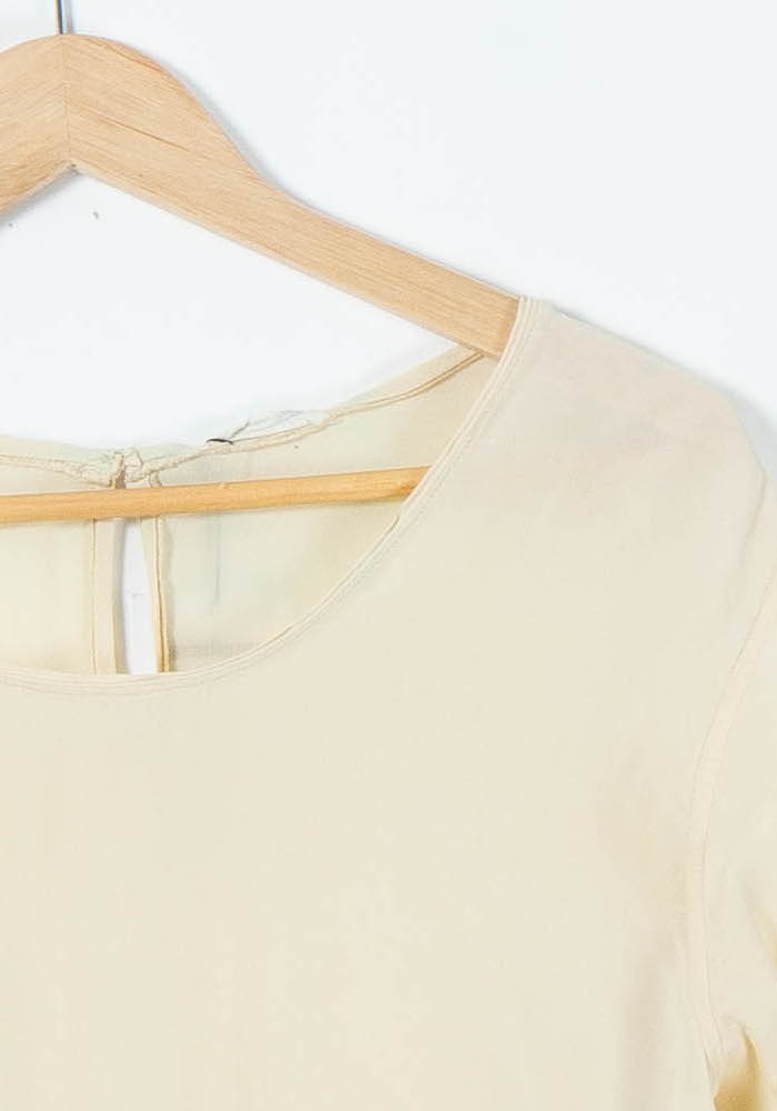 Blouse beige/jaune - Taille M/38 de la marque American Vintage | PARAD42553 - Vendu par Paradigme - Image 3