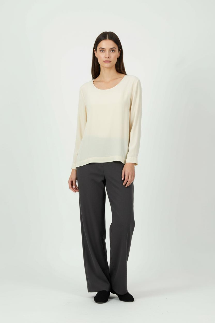 Blouse beige/jaune - Taille M/38 de la marque American Vintage | PARAD42553 - Vendu par Paradigme - Image 1