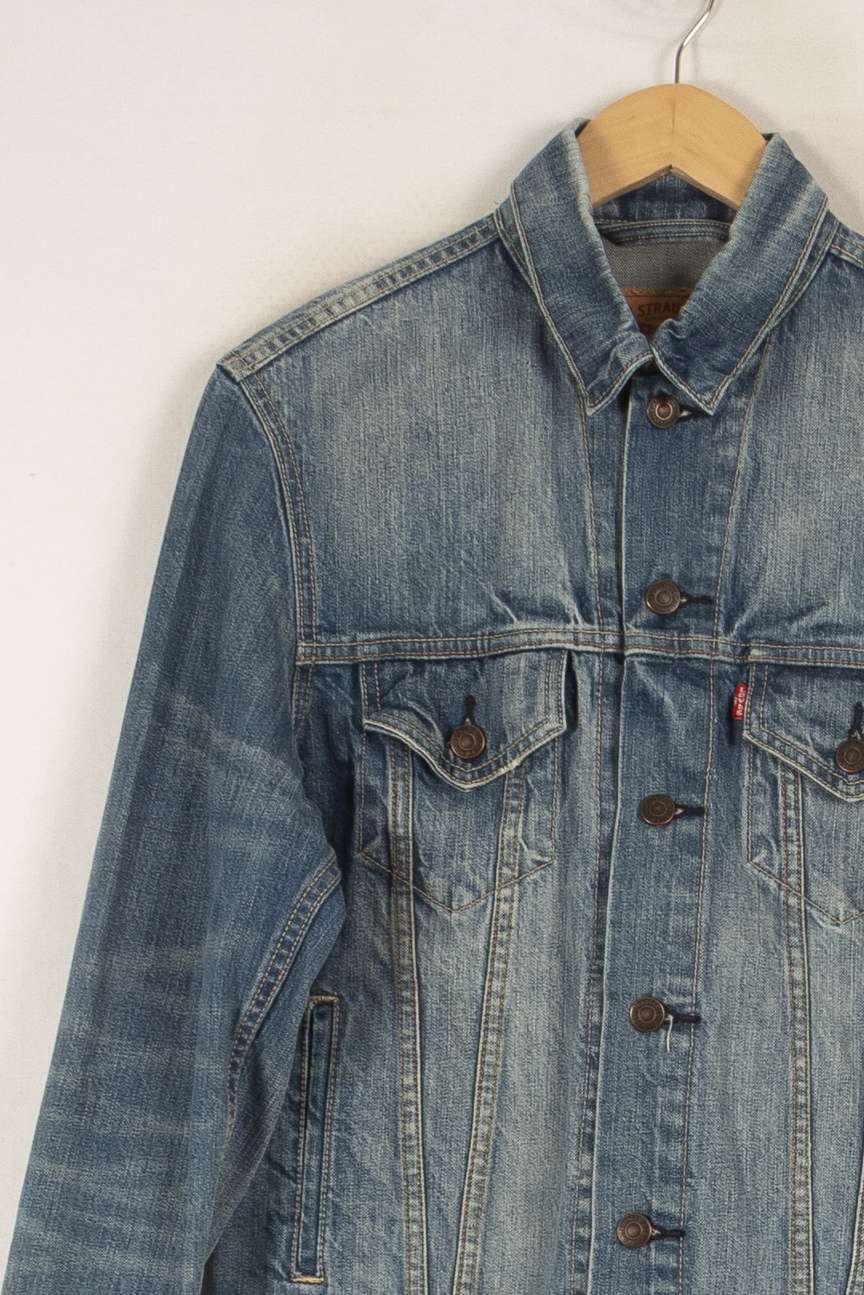 Veste en jean bleu - Taille S/36 de la marque Levi's | PARAD42584 - Vendu par Paradigme - Image 2