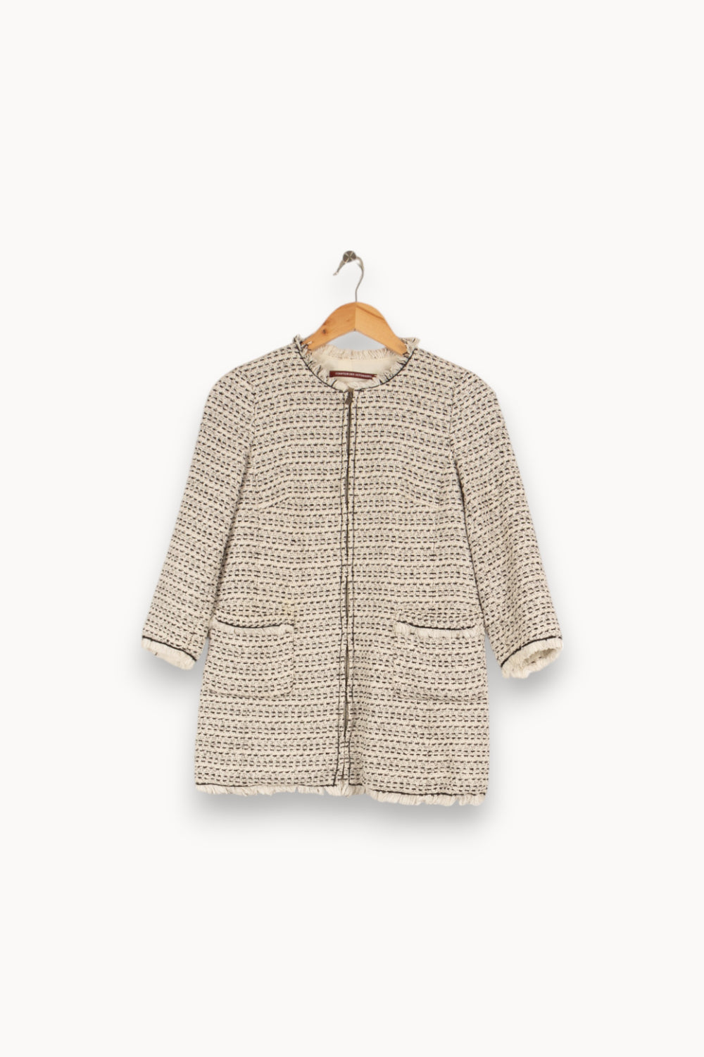 Veste noire et blanche - Taille XS/34 de la marque Comptoir des Cotonniers | PARAD42648 - Vendu par Paradigme - Image 1