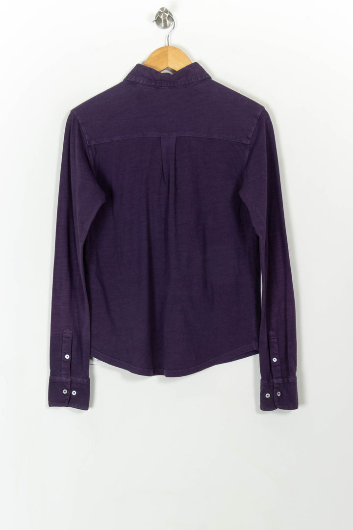 Chemise Violet - Taille S/36 de la marque Léon & Harper | PARAD42663 - Vendu par Paradigme - Image 4