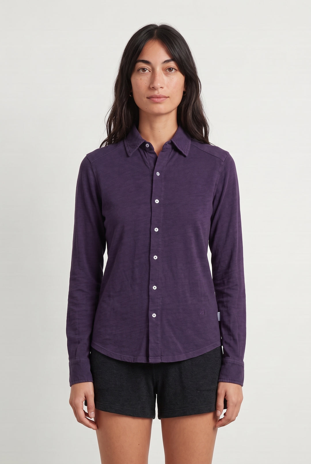 Chemise Violet - Taille S/36 de la marque Léon & Harper | PARAD42663 - Vendu par Paradigme - Image 1