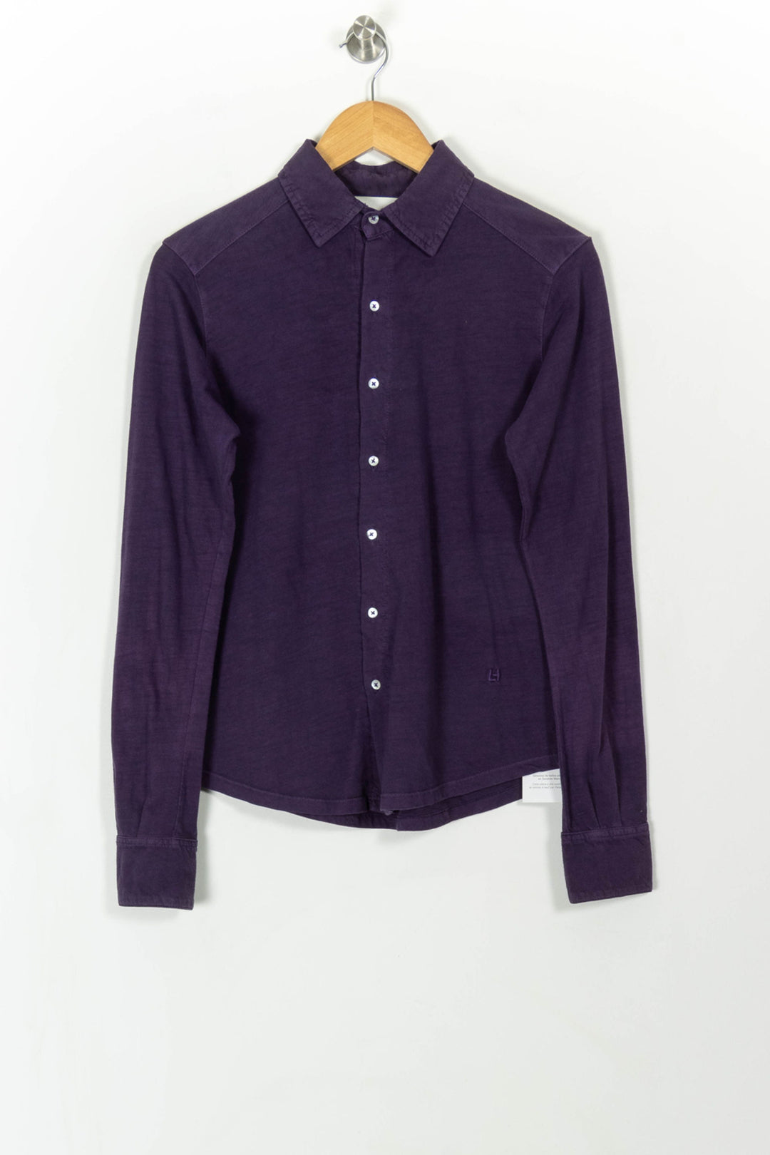 Chemise Violet - Taille S/36 de la marque Léon & Harper | PARAD42663 - Vendu par Paradigme - Image 2
