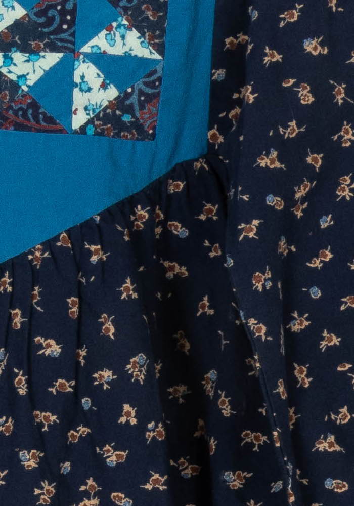 Blouse bleue à motifs - Taille S/36 de la marque Léon & Harper | PARAD42664 - Vendu par Paradigme - Image 3