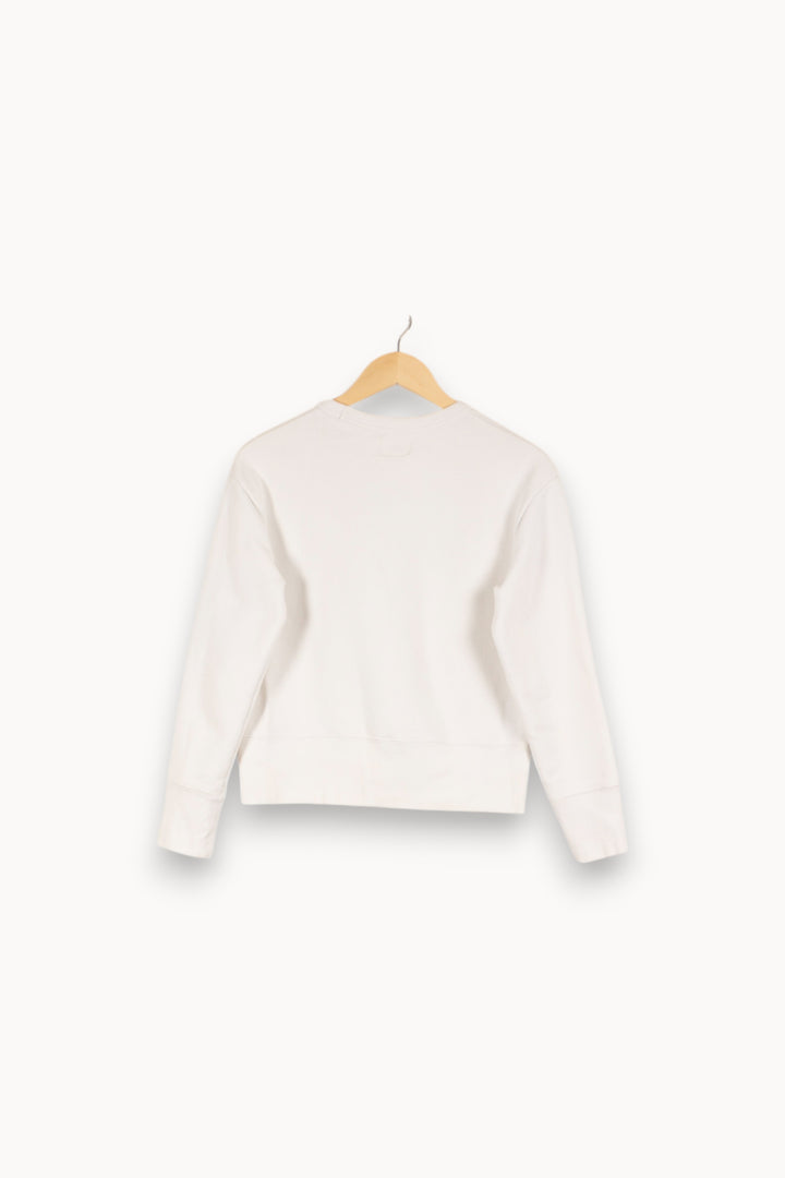 Pull blanc - Taille XS/34 de la marque Bellerose | PARAD42666 - Vendu par Paradigme - Image 3
