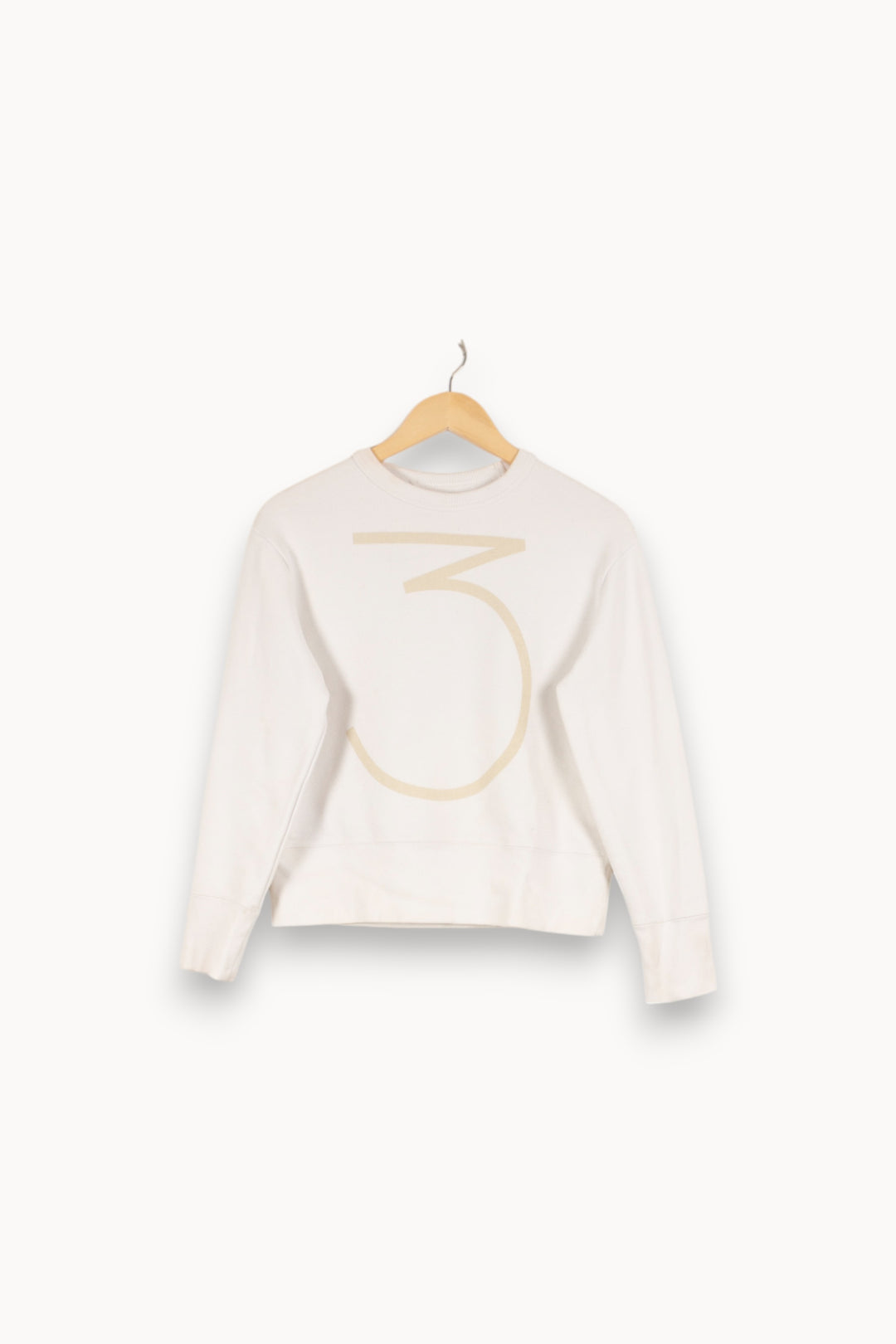 Pull blanc - Taille XS/34 de la marque Bellerose | PARAD42666 - Vendu par Paradigme - Image 1