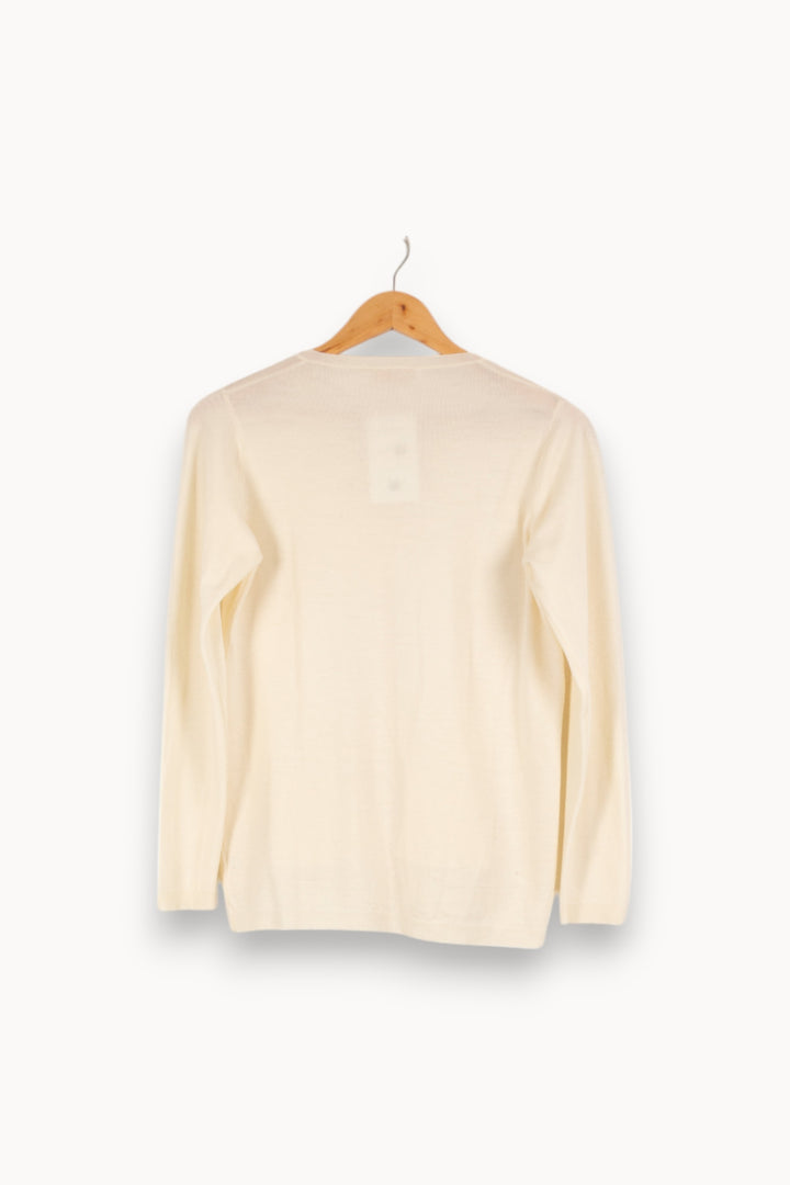 Cardigan beige - Taille M/38 de la marque Maison Montagut | PARAD42673 - Vendu par Paradigme - Image 3