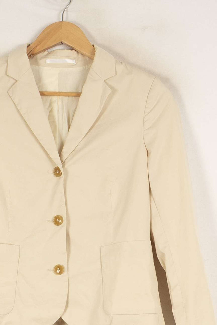 Blazer beige - Taille S/36 de la marque Filippa K | PARAD42680 - Vendu par Paradigme - Image 2