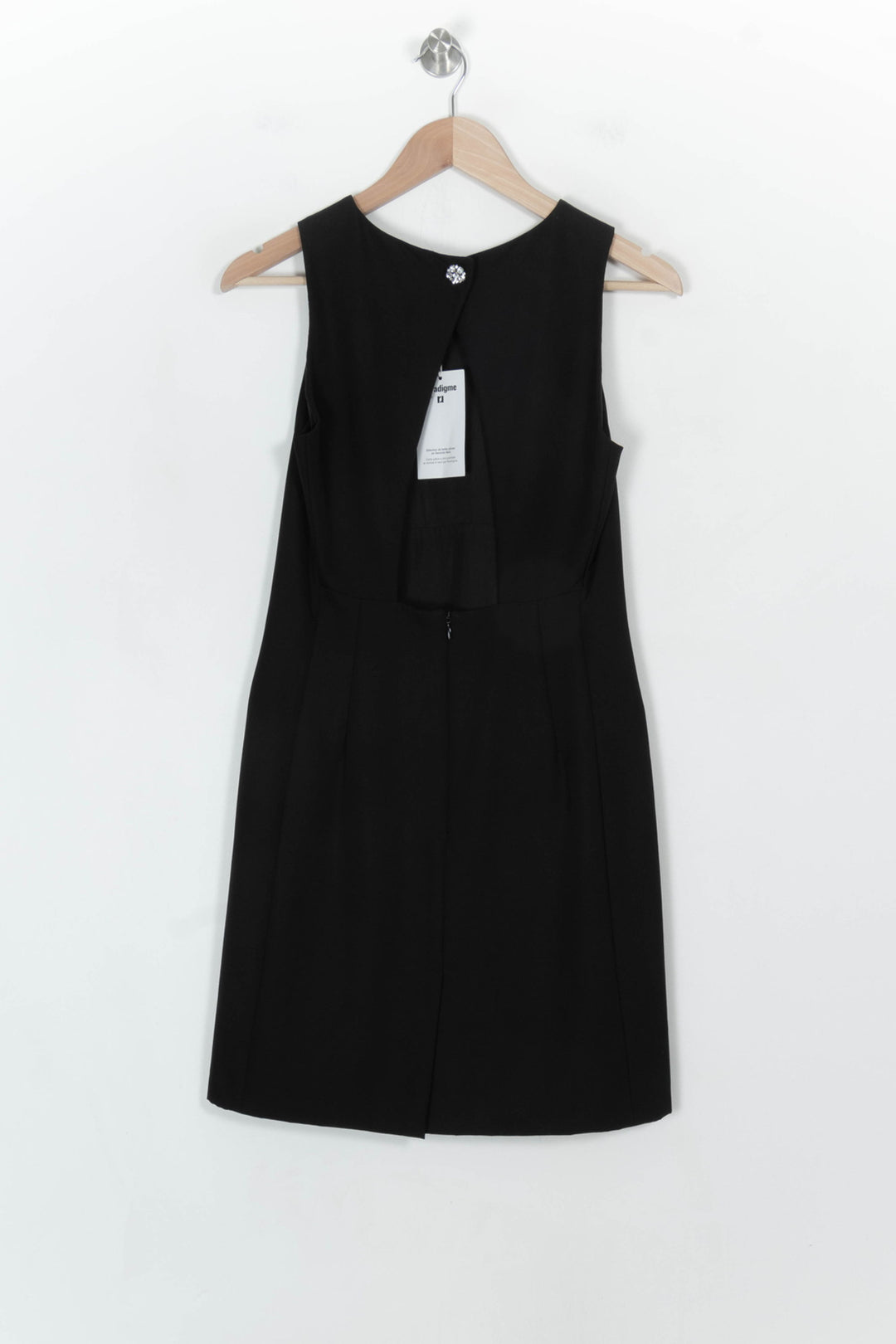 Robe noire - Taille S/36 de la marque Tara Jarmon | PARAD42704 - Vendu par Paradigme - Image 5
