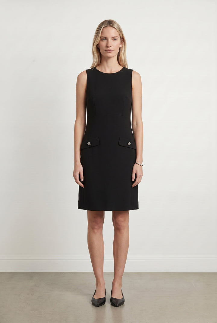 Robe noire - Taille S/36 de la marque Tara Jarmon | PARAD42704 - Vendu par Paradigme - Image 1