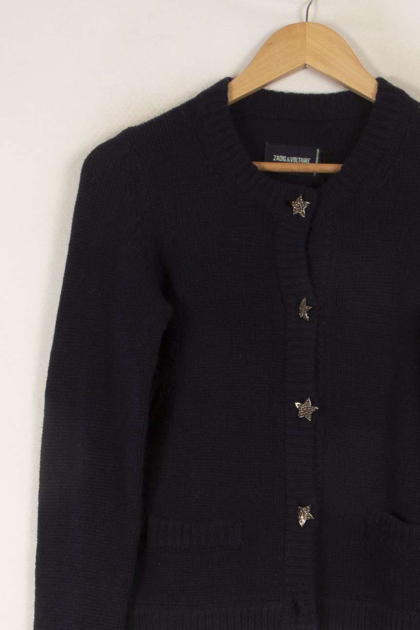 Cardigan Bleu - Taille S/36 de la marque Zadig&Voltaire | PARAD42705 - Vendu par Paradigme - Image 2