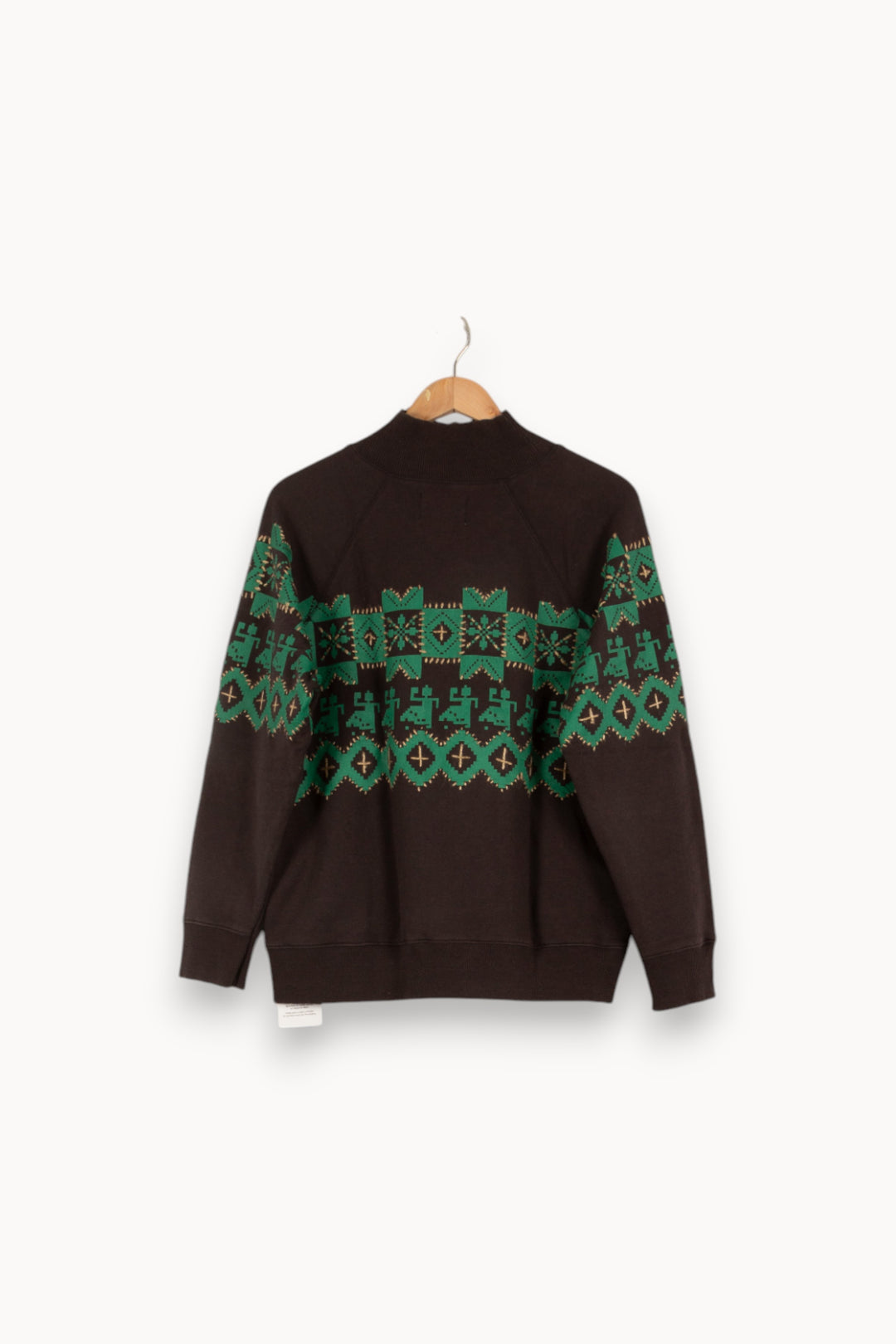 Pull noir à motif - Taille S/36 de la marque Léon & Harper | PARAD42711 - Vendu par Paradigme - Image 3