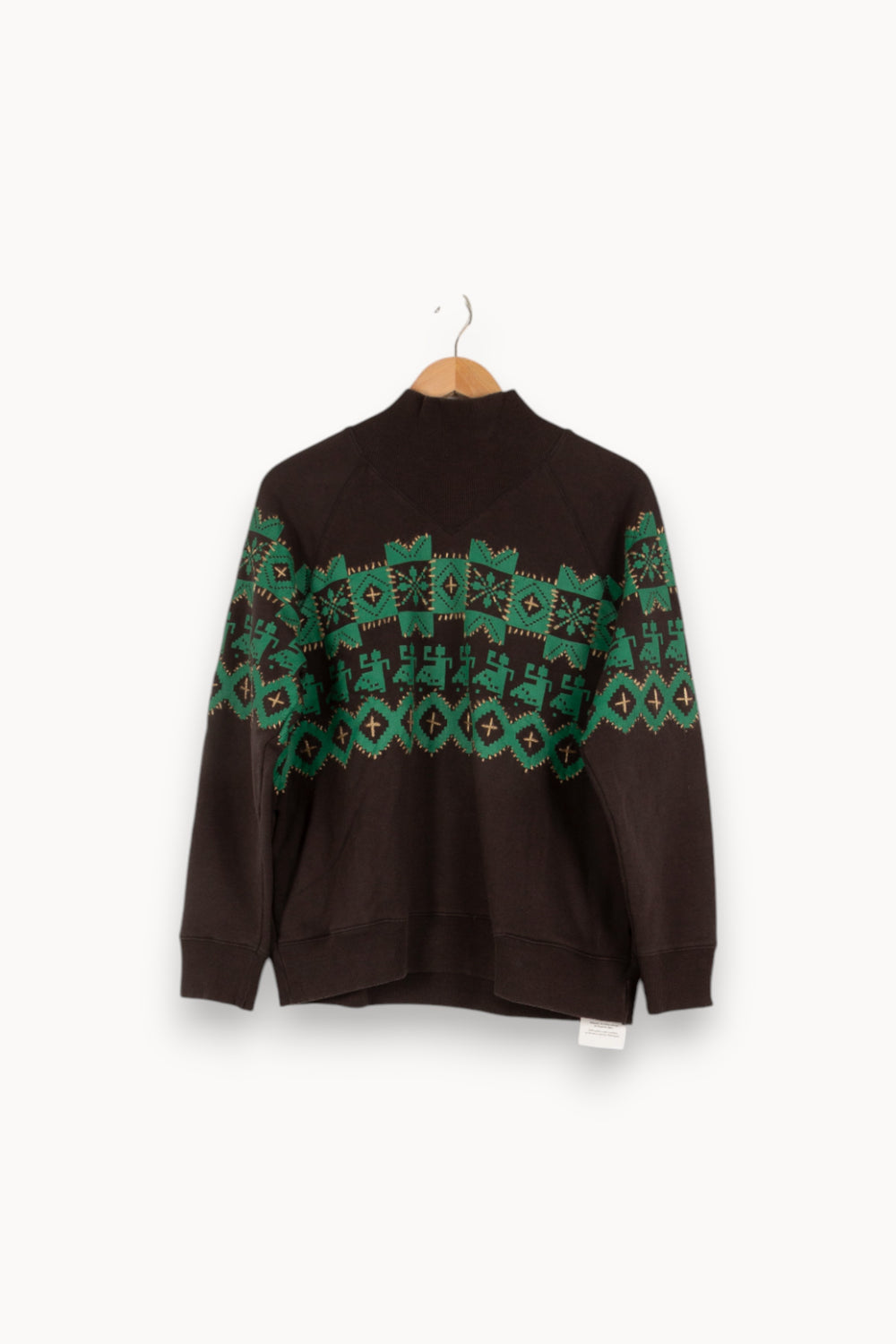 Pull noir à motif - Taille S/36 de la marque Léon & Harper | PARAD42711 - Vendu par Paradigme - Image 1