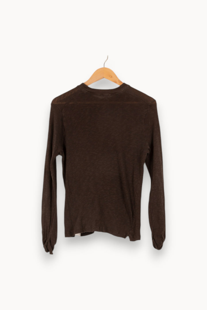 Sweat gris foncé - Taille S/36 de la marque American Vintage | PARAD42743 - Vendu par Paradigme - Image 3