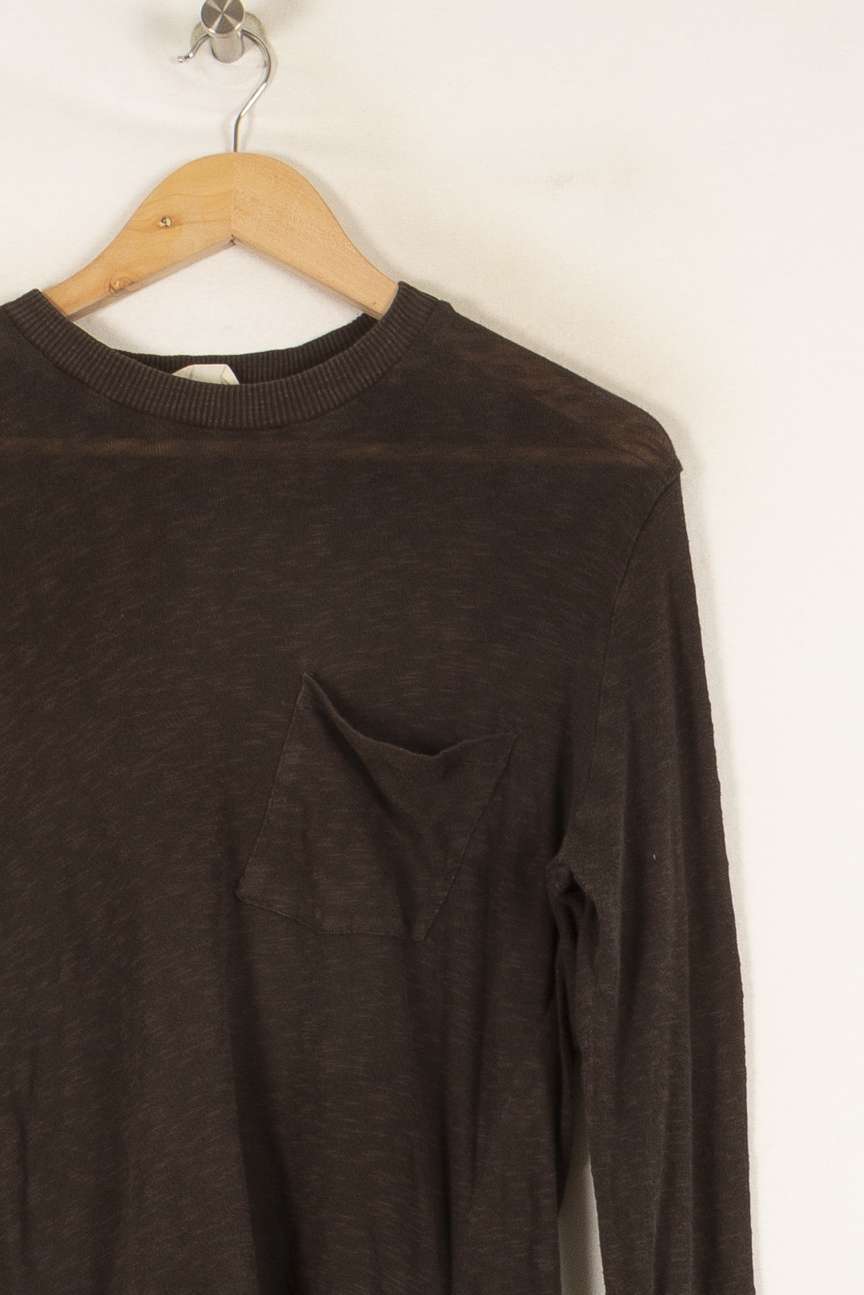 Sweat gris foncé - Taille S/36 de la marque American Vintage | PARAD42743 - Vendu par Paradigme - Image 2