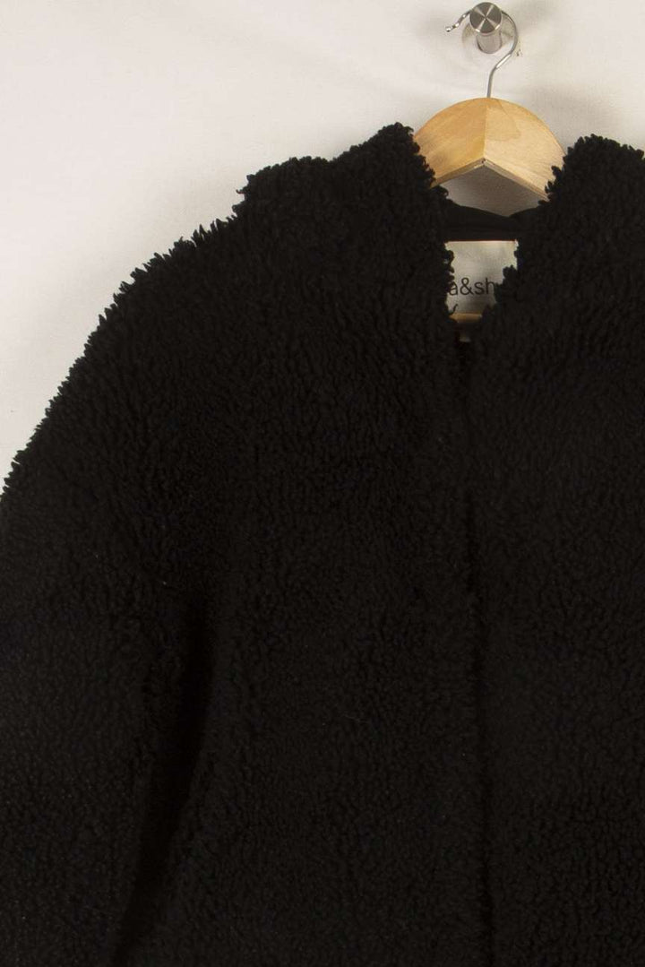 Manteau noir - Taille S/36 de la marque ba&sh | PARAD42750 - Vendu par Paradigme - Image 2