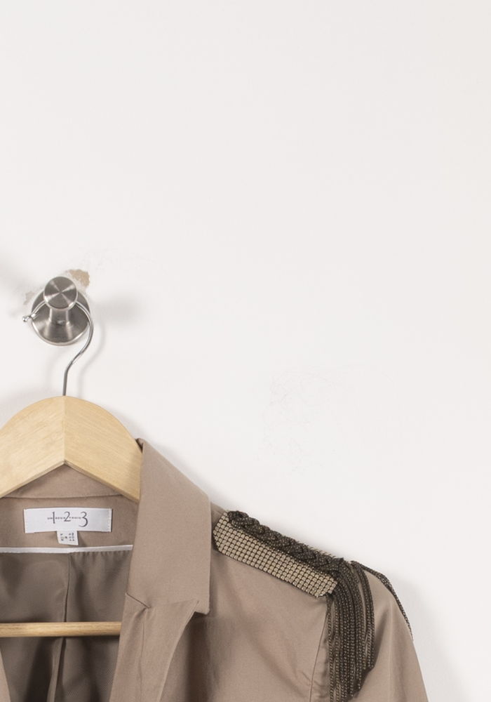 Manteau beige - Taille M/38 de la marque Sandro | PARAD42754 - Vendu par Paradigme - Image 3