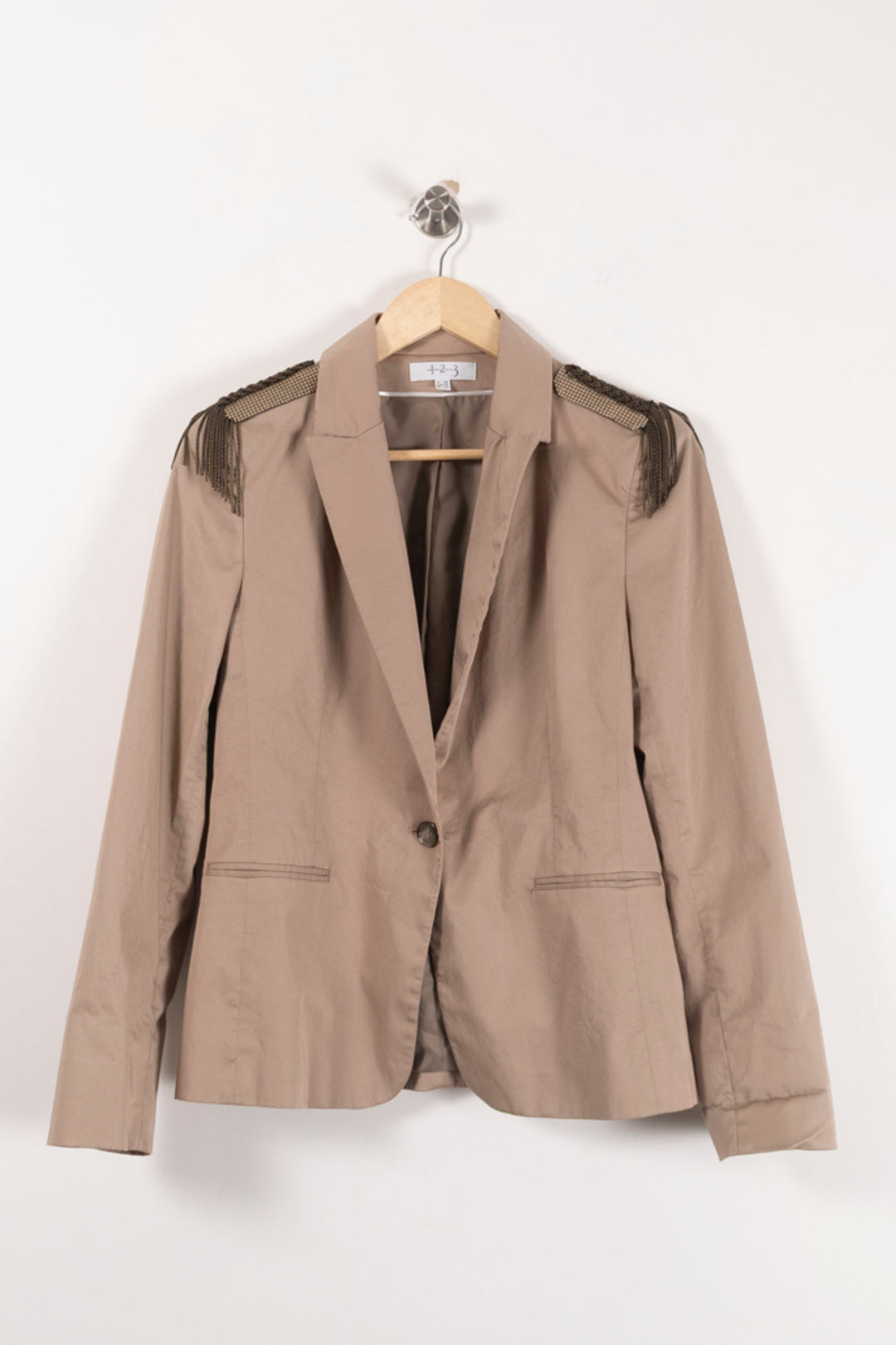 Manteau beige - Taille M/38 de la marque Sandro | PARAD42754 - Vendu par Paradigme - Image 2