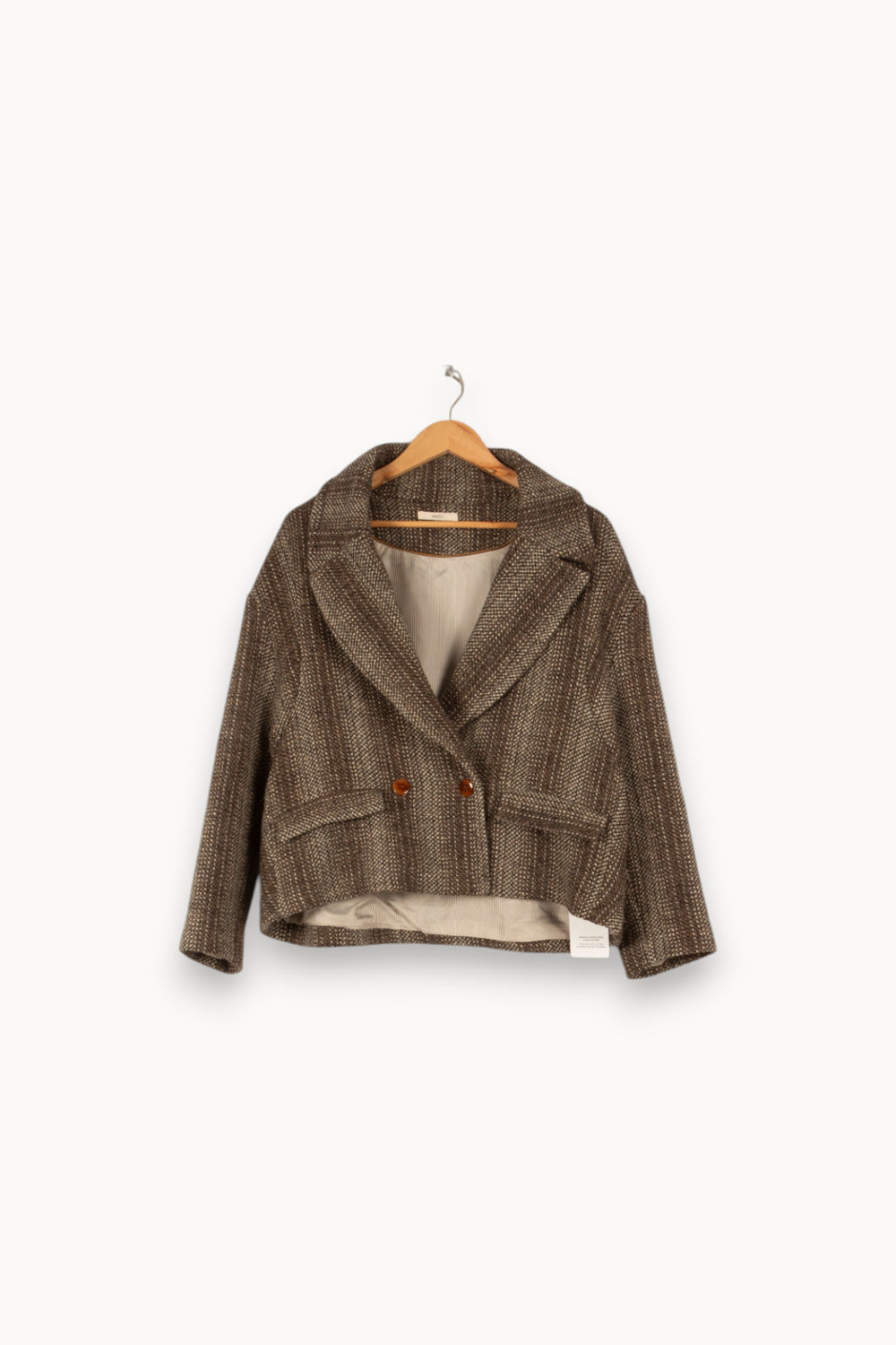 Manteau/Veste marron/gris - Taille XS/34 de la marque Sessùn | PARAD42780 - Vendu par Paradigme - Image 1