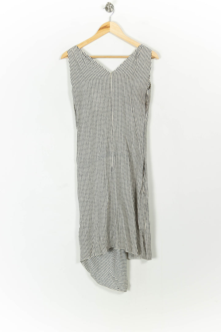 Robe blanche rayée - Taille S/36 de la marque Gerard Darel | PARAD42804 - Vendu par Paradigme - Image 4