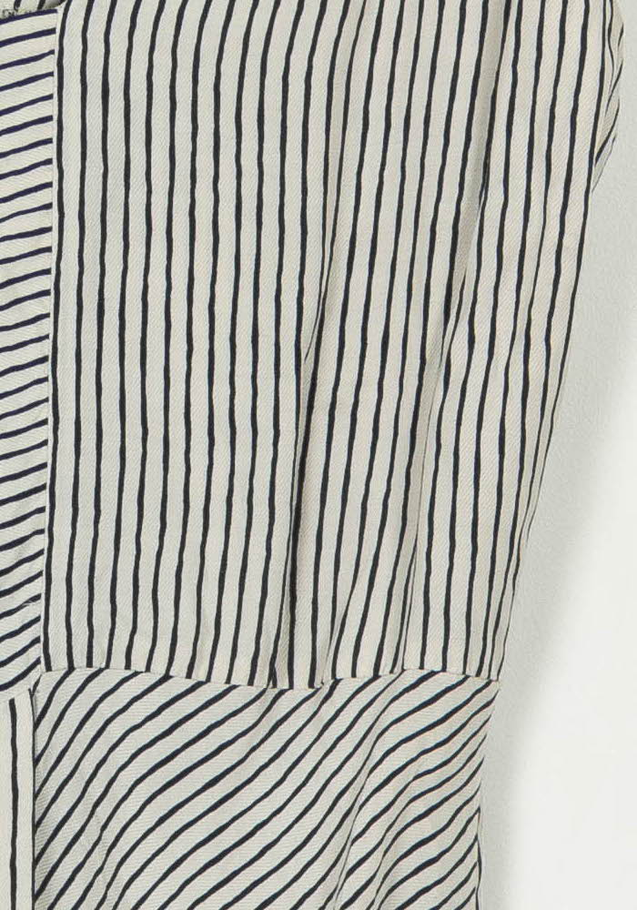 Robe blanche rayée - Taille S/36 de la marque Gerard Darel | PARAD42804 - Vendu par Paradigme - Image 3