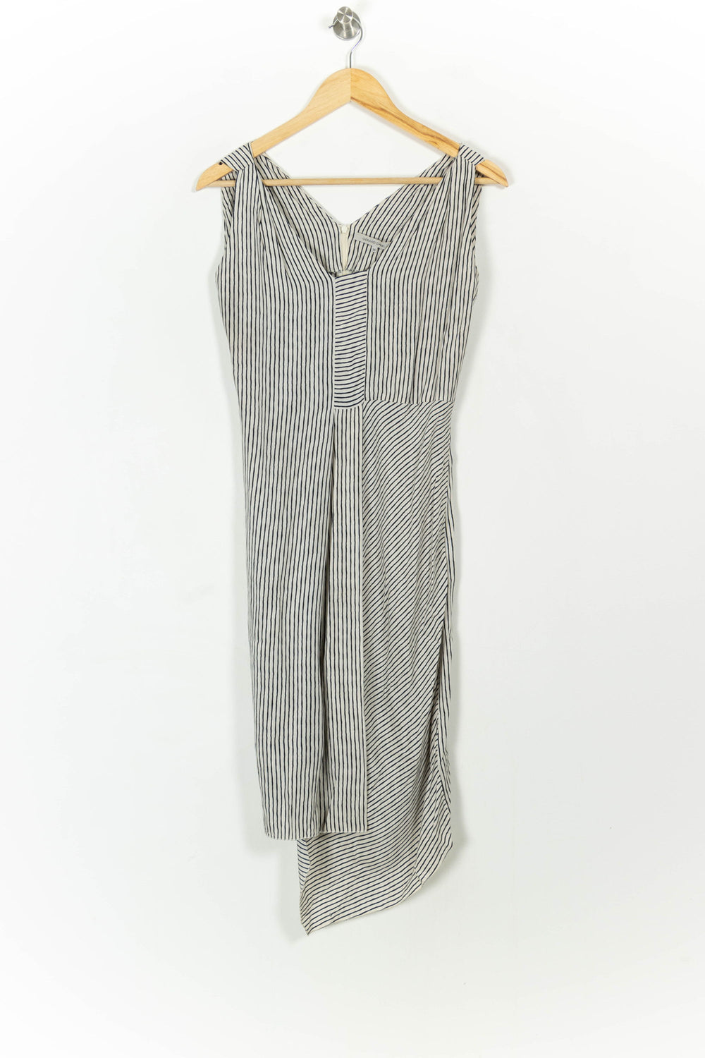 Robe blanche rayée - Taille S/36 de la marque Gerard Darel | PARAD42804 - Vendu par Paradigme - Image 2