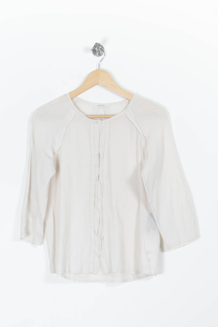 Blouse beige - Taille XS/34 de la marque Bimba y Lola | PARAD42819 - Vendu par Paradigme - Image 2