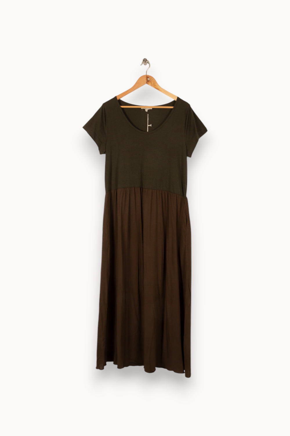 Robe longue verte foncée - Taille M/38 de la marque Humility | PARAD42820 - Vendu par Paradigme - Image 1