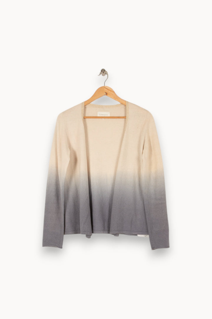 Gilet beige et bleu - Taille S/36 de la marque Sud express | PARAD42833 - Vendu par Paradigme - Image 1