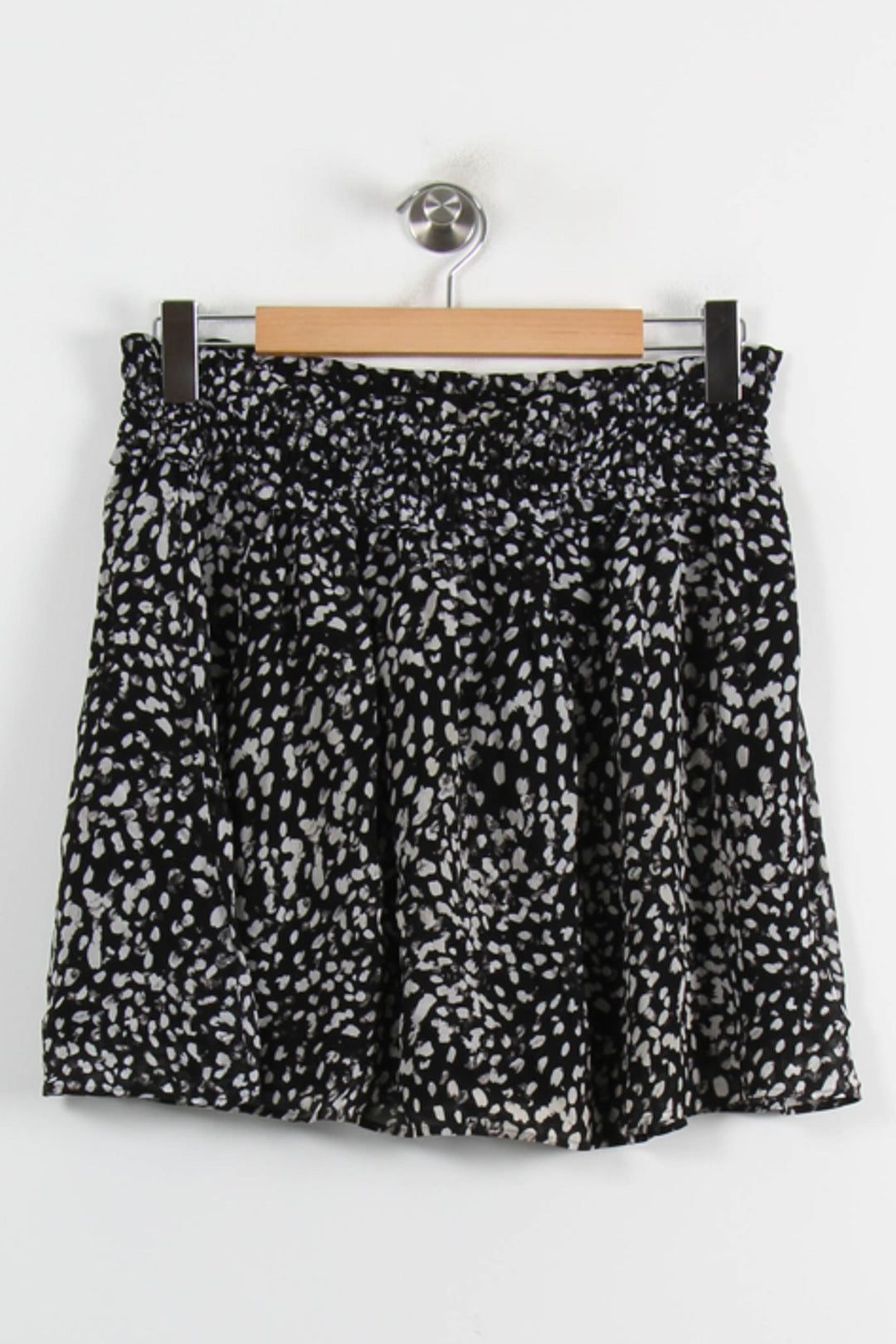 Jupe Plissée Noire et Blanche - Taille L/40 de la marque The Kooples | PARAD42840 - Vendu par Paradigme - Image 2