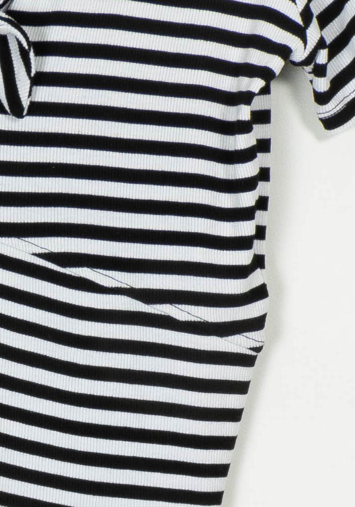 T-shirt Blanc et Noir - Taille L/40 de la marque IKKS | PARAD42841 - Vendu par Paradigme - Image 3
