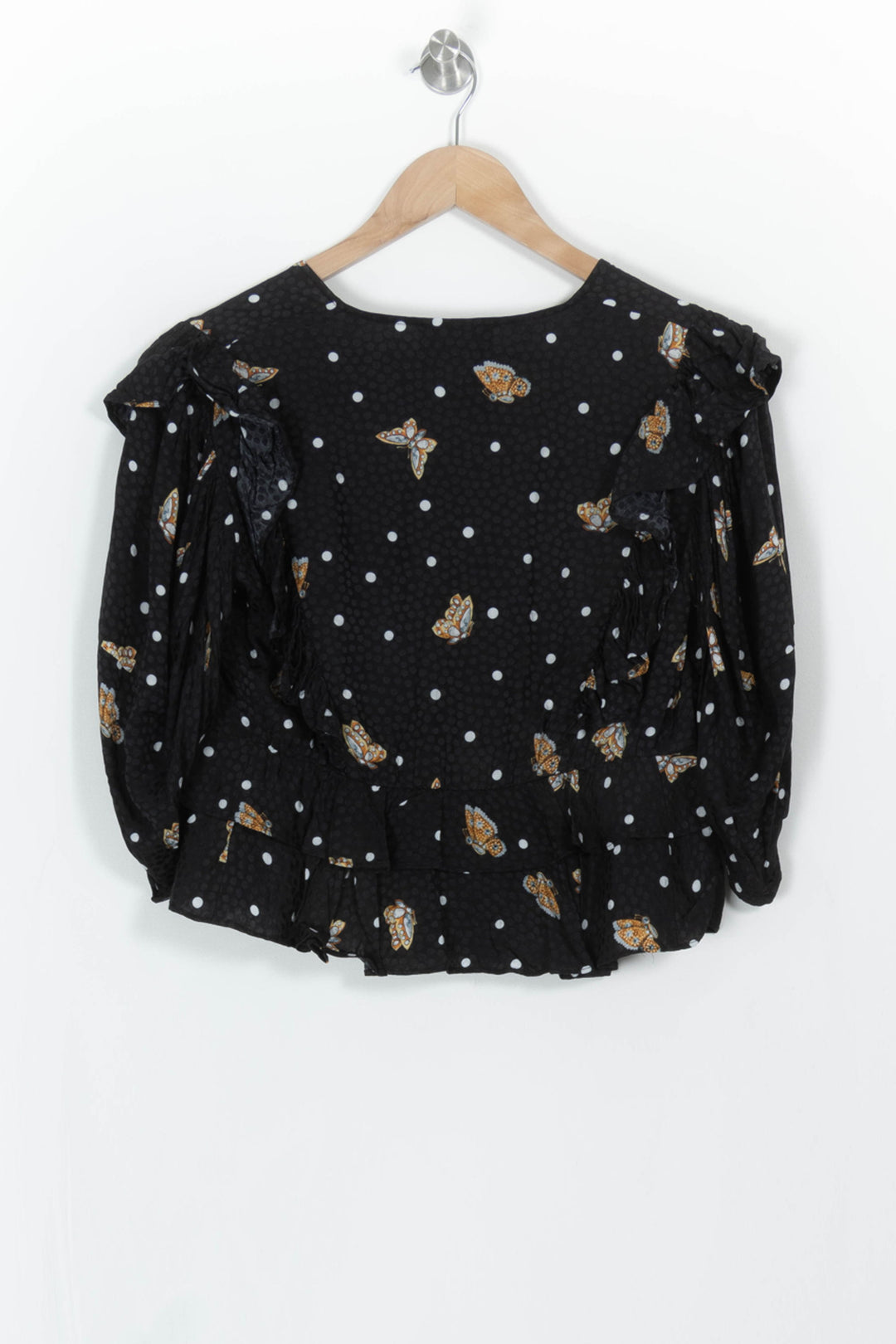 Blouse Noire et Blanche - Taille M/38 de la marque The Kooples | PARAD42846 - Vendu par Paradigme - Image 4