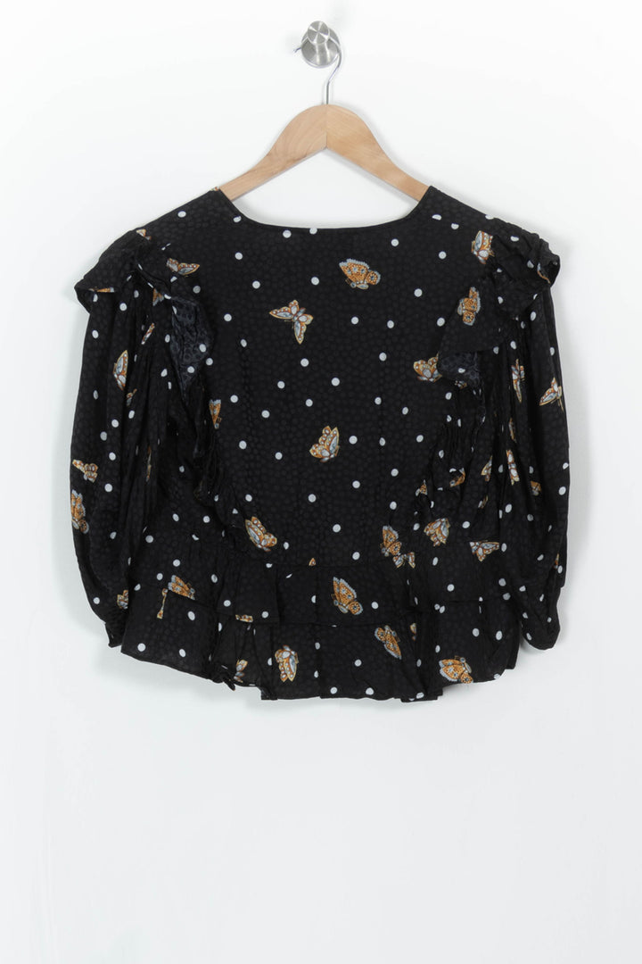 Blouse Noire et Blanche - Taille M/38 de la marque The Kooples | PARAD42846 - Vendu par Paradigme - Image 4