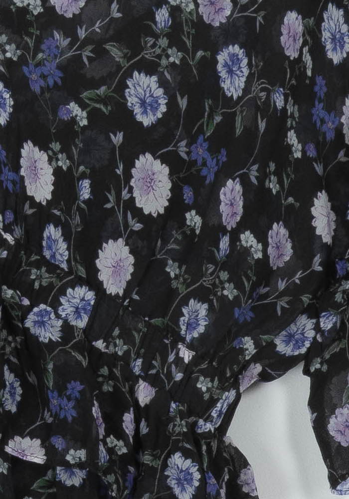 Blouse Noire et Violette - Taille M/38 de la marque The Kooples | PARAD42847 - Vendu par Paradigme - Image 3