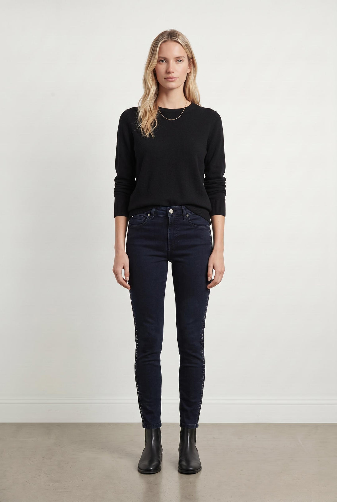 Jean Skinny Bleu - Taille XS/34 de la marque IKKS | PARAD42848 - Vendu par Paradigme - Image 1