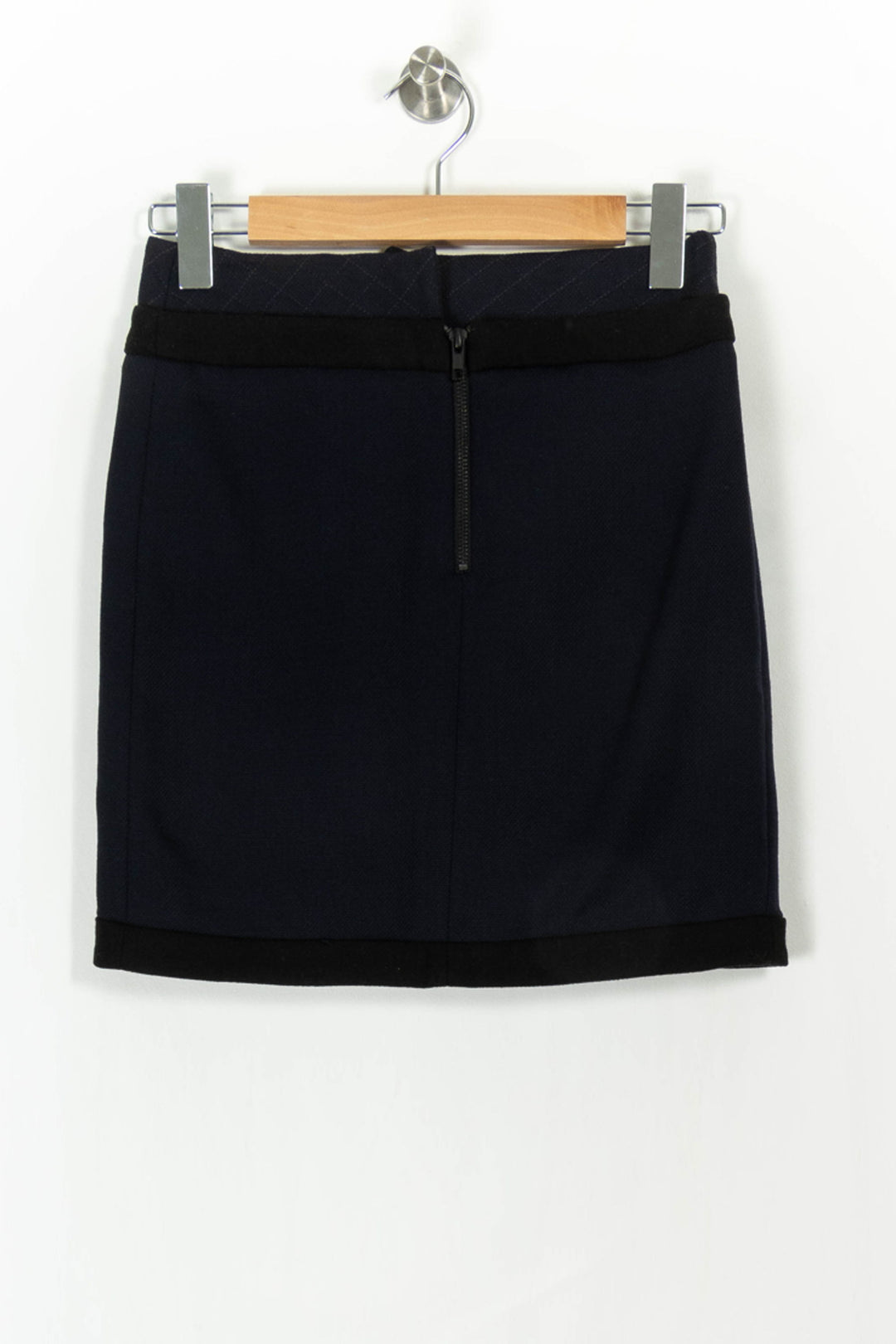 Jupe Courte Bleu et Noir - Taille S/36 de la marque The Kooples | PARAD42849 - Vendu par Paradigme - Image 4