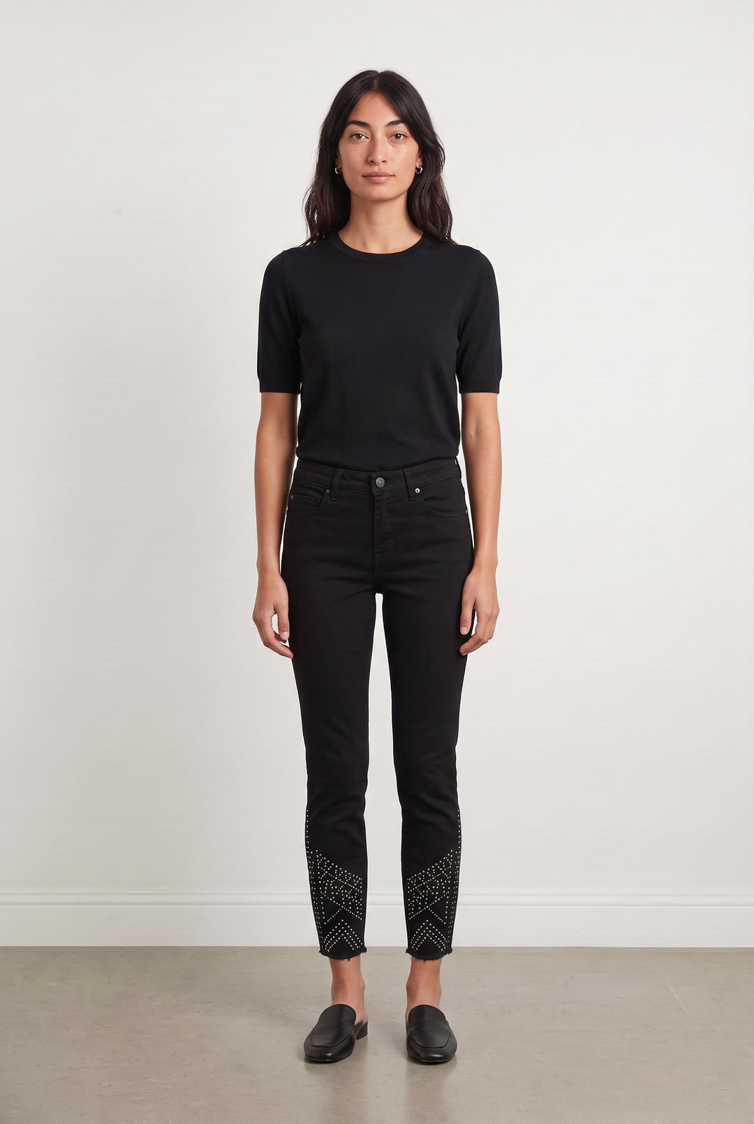Jean Slim Noir - Taille S/36 de la marque IKKS | PARAD42850 - Vendu par Paradigme - Image 1